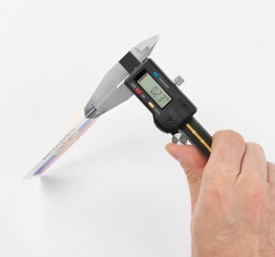 82266RUS  наклейка PVC белая 0.30 мм для печати на карт принтере.TS-Card Sticker  Упаковка 200 штук