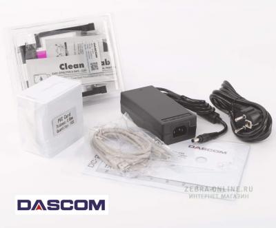 28.AFF.6195 Принтер пластиковых карт Dascom DC-240 USB, 300x600 dpi